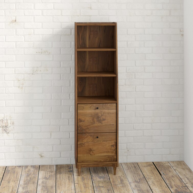 Posner narrow outlet standard bookcase